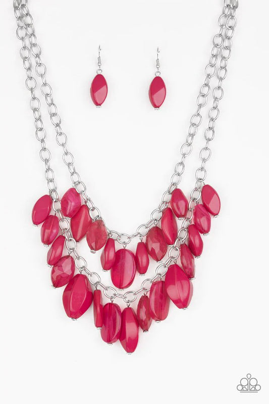 Paparazzi Necklace ~ Royal Retreat - Pink