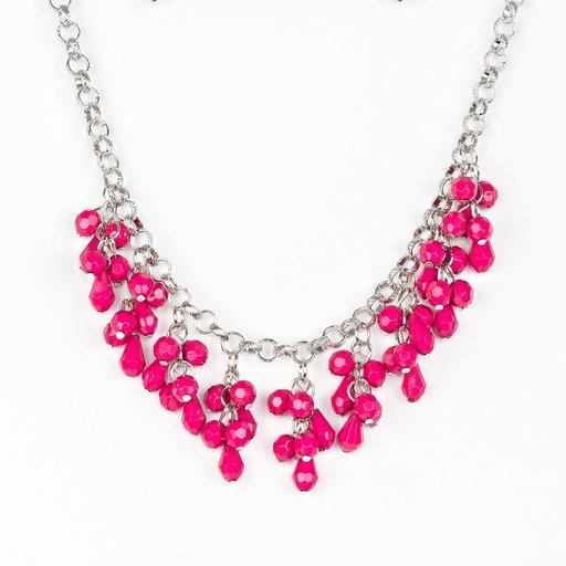 Paparazzi Necklace ~ Modern Macarena - Pink