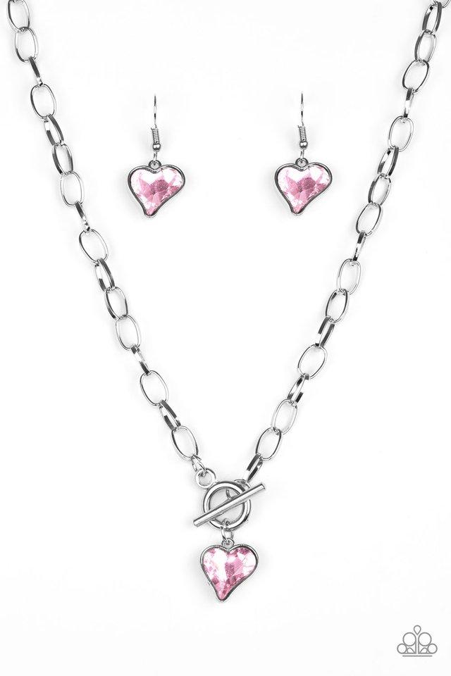 Paparazzi Necklace ~ Princeton Princess - Pink