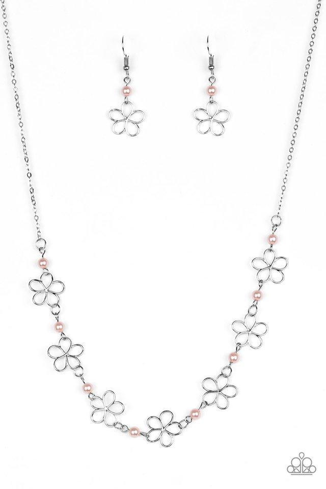 Paparazzi Necklace ~ Always Abloom - Pink