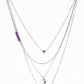 Gypsy Heart - Purple - Paparazzi Necklace Image