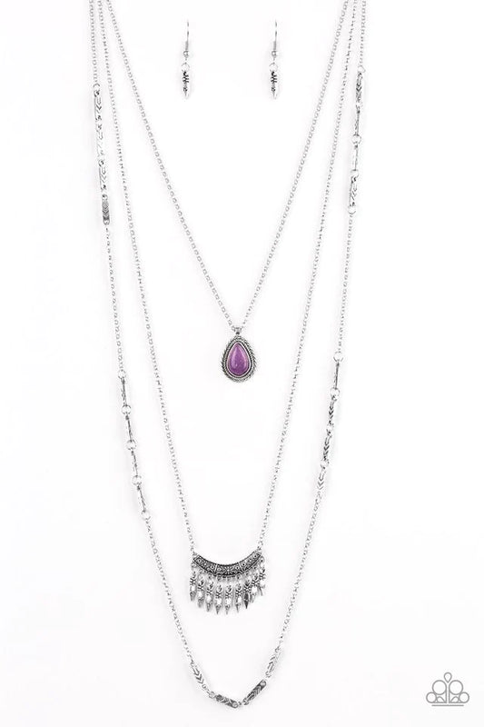 Paparazzi Necklace ~ Sundance Style - Purple