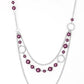 Party Dress Princess - Purple - Paparazzi Necklace Image