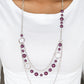 Party Dress Princess - Purple - Paparazzi Necklace Image