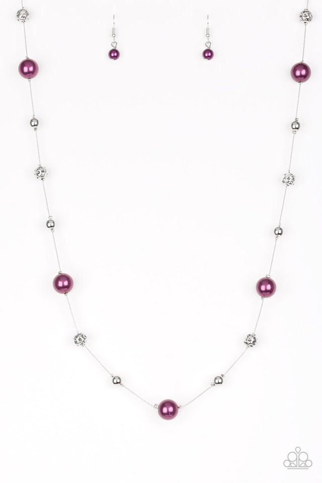 Eloquently Eloquent - Purple - Paparazzi Necklace Image