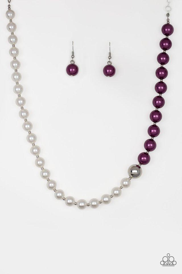 Paparazzi Necklace ~ 5th Avenue A-Lister - Purple