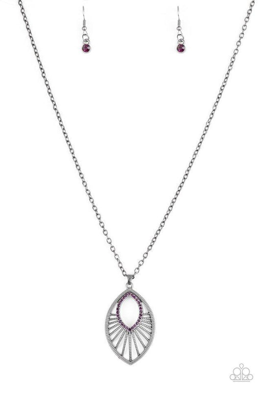 Paparazzi Necklace ~ Court Couture - Purple