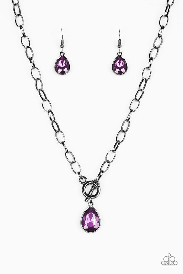 So Sorority - Purple - Paparazzi Necklace Image