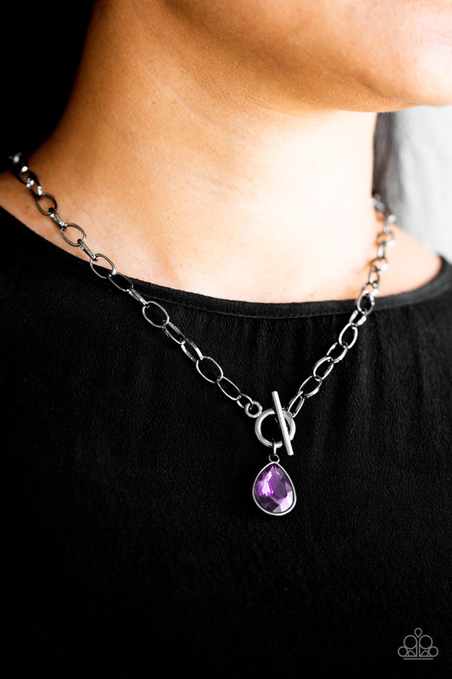 So Sorority - Purple - Paparazzi Necklace Image