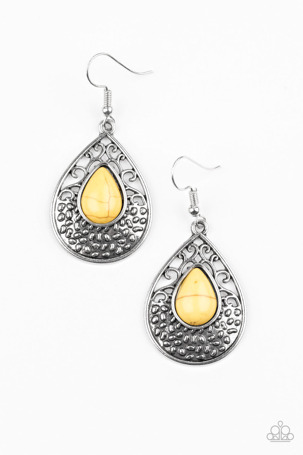 Paparazzi Earring ~ Tucson Tunes - Yellow