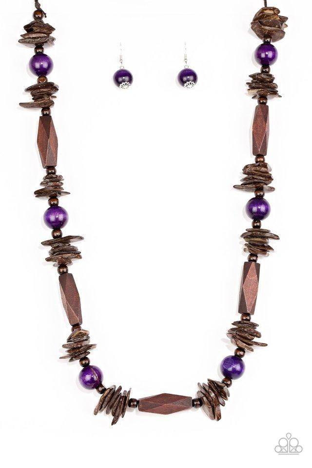 Paparazzi Necklace ~ Cozumel Coast - Purple