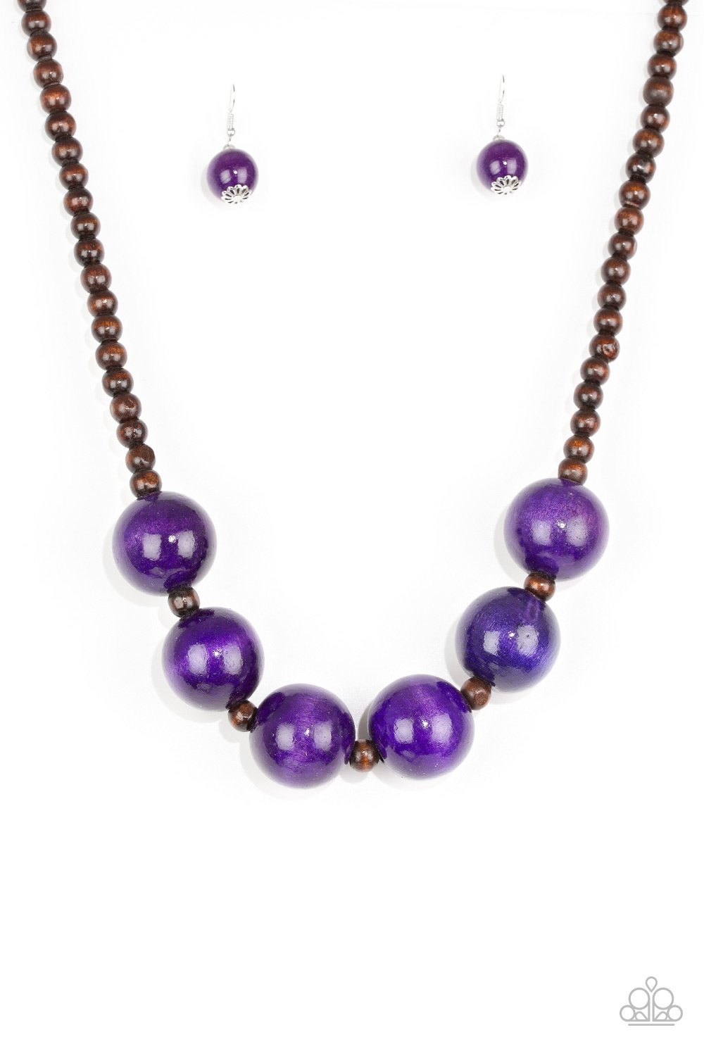 Paparazzi Necklace ~ Oh My Miami - Purple