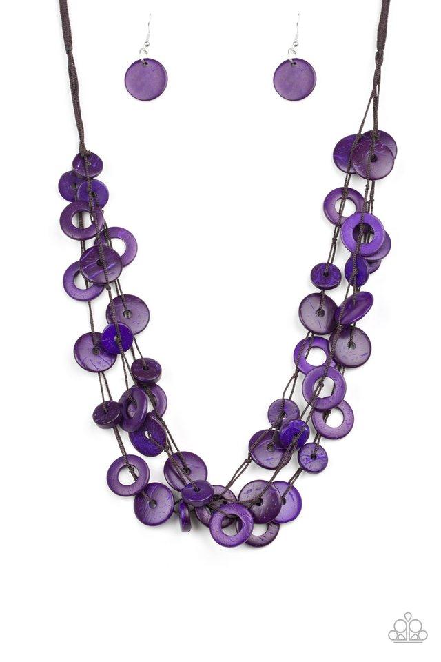 Paparazzi Necklace ~ Wonderfully Walla Walla - Purple