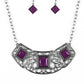 Feeling Inde-PENDANT - Purple - Paparazzi Necklace Image