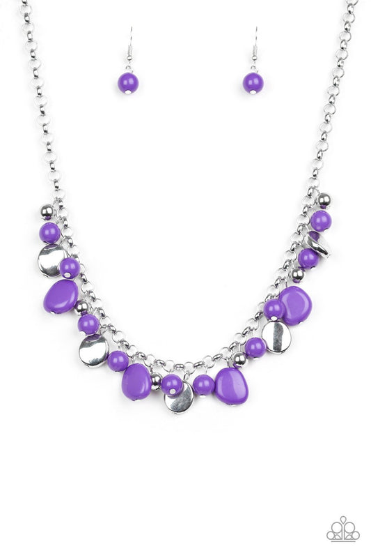 Paparazzi Necklace ~ Flirtatiously Florida - Purple