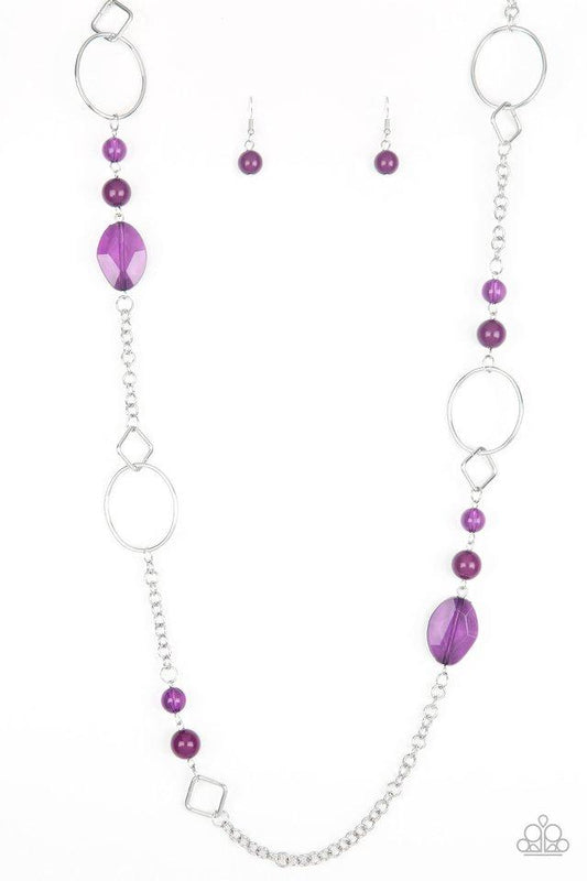 Paparazzi Necklace ~ Very Visionary - Purple