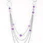 Bubbly Bright - Purple - Paparazzi Necklace Image