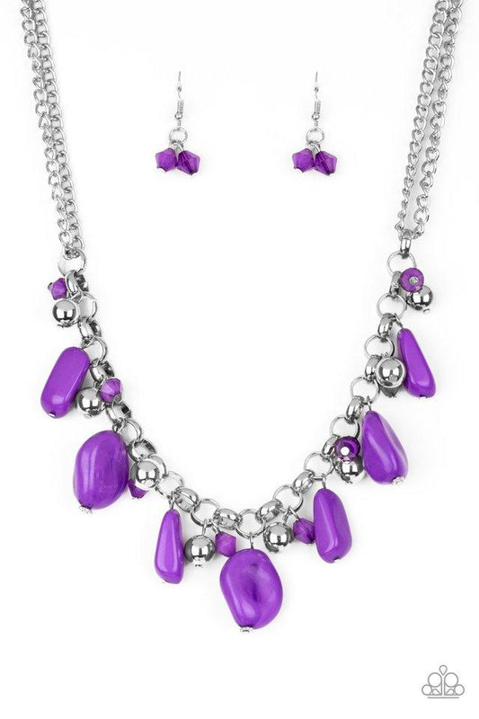 Paparazzi Necklace ~ Grand Canyon Grotto - Purple