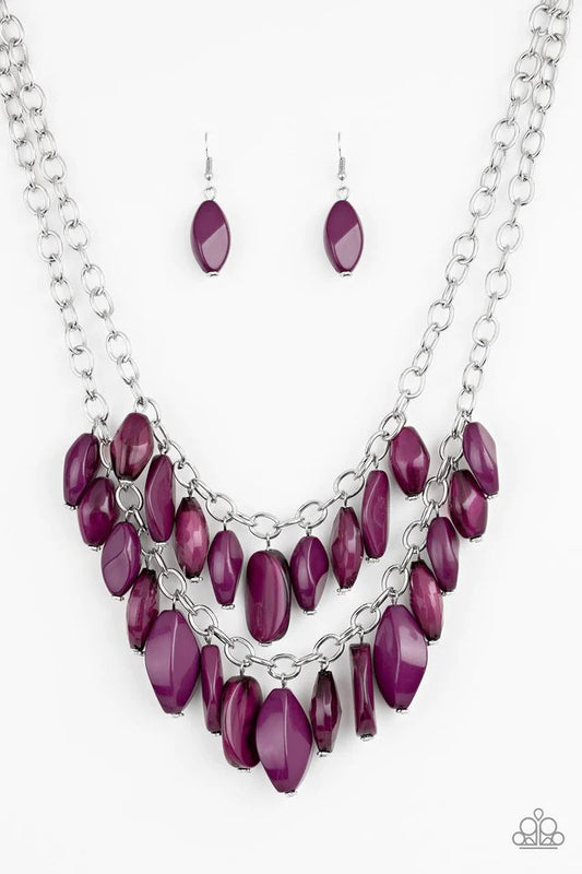 Paparazzi Necklace ~ Royal Retreat - Purple