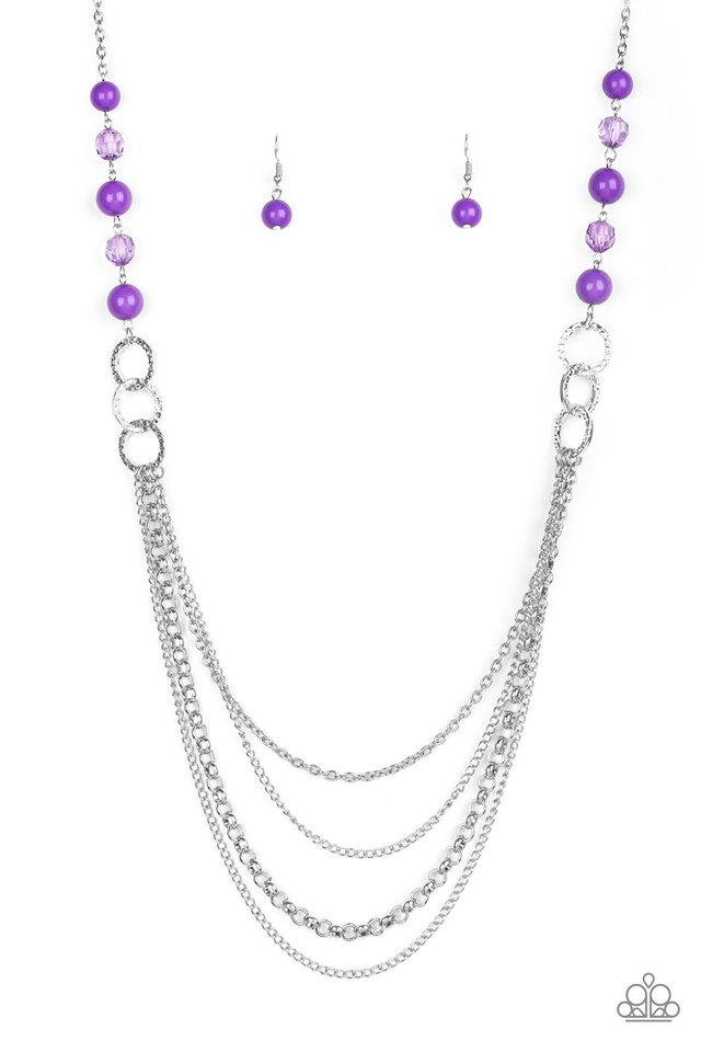 Paparazzi Necklace ~ Vividly Vivid - Purple