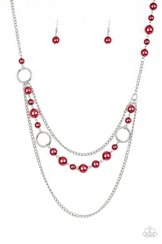 Party Dress Princess - Red - Paparazzi Necklace Image