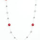 Eloquently Eloquent - Red - Paparazzi Necklace Image