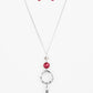 Bold Balancing Act - Red - Paparazzi Necklace Image