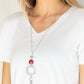 Bold Balancing Act - Red - Paparazzi Necklace Image