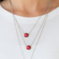 A Love For Luster - Red - Paparazzi Necklace Image