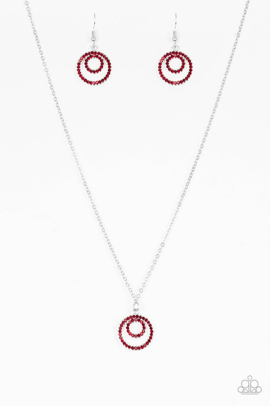 Paparazzi Necklace ~ Dashingly Dapper - Red