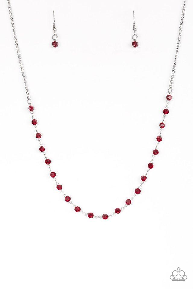 Paparazzi Necklace ~ Party Like A Princess - Red