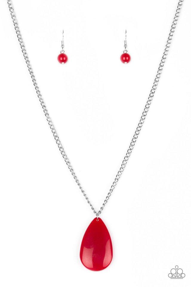 Paparazzi Necklace ~ So Pop-YOU-lar - Red