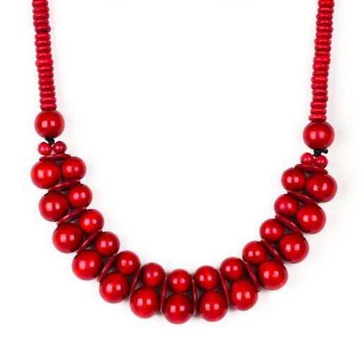 Paparazzi Necklace ~ Caribbean Cover Girl - Red