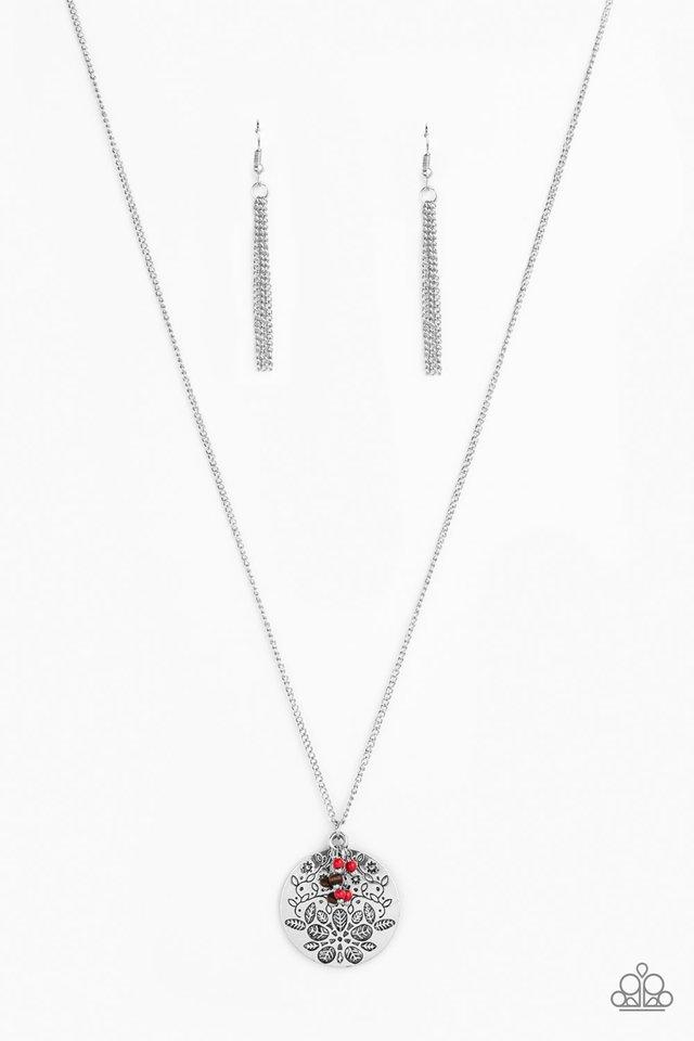 Paparazzi Necklace ~ Desert Abundance - Red