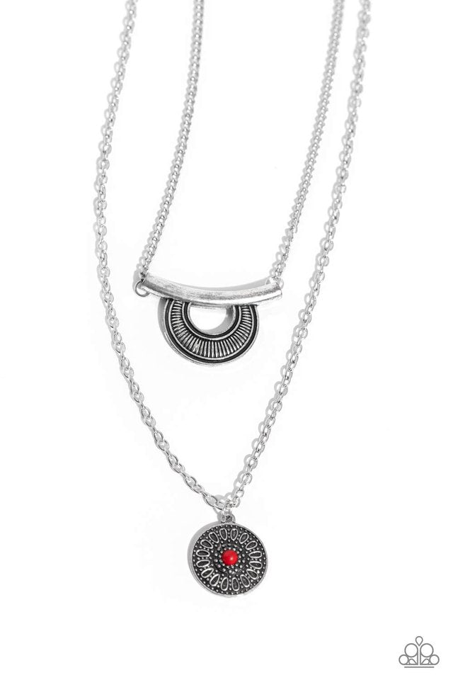 Gypsy Go-Getter - Red - Paparazzi Necklace Image