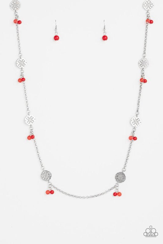 Paparazzi Necklace ~ Color Boost - Red