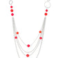 Bubbly Bright - Red - Paparazzi Necklace Image