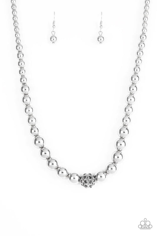 Paparazzi Necklace ~ High-Stakes FAME - Silver