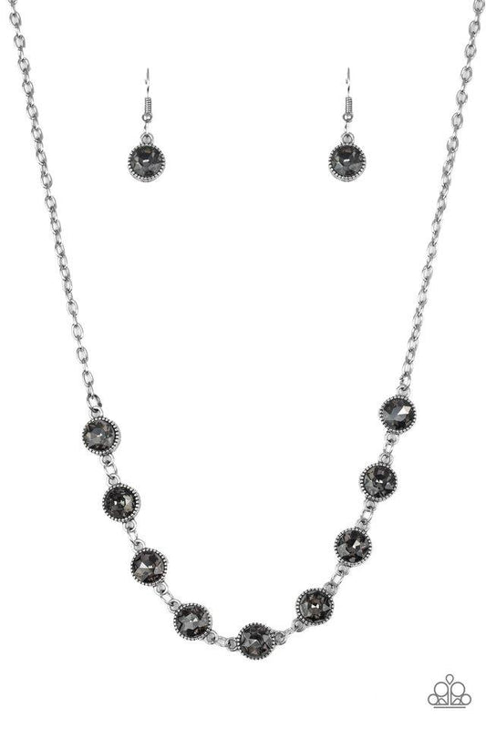 Paparazzi Necklace ~ Starlit Socials - Silver