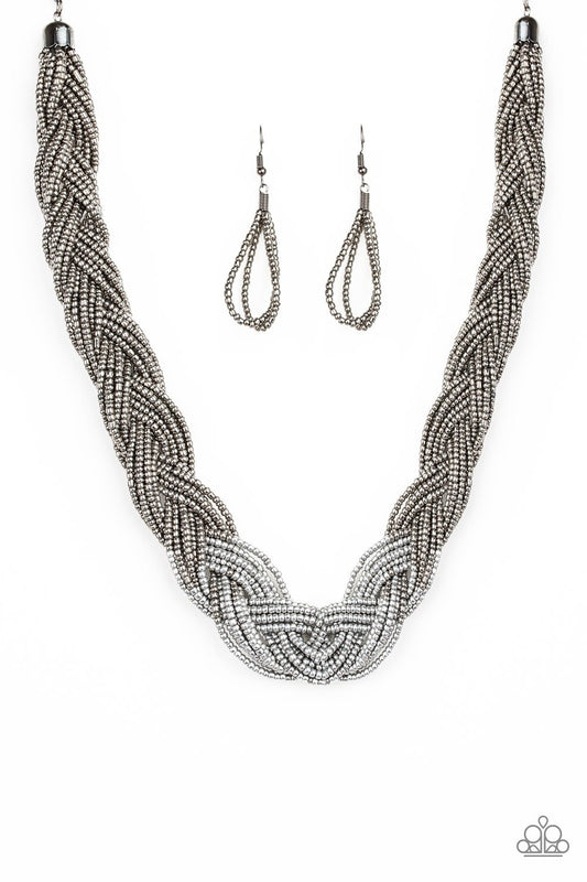 Paparazzi Necklace ~ Brazilian Brilliance - Silver