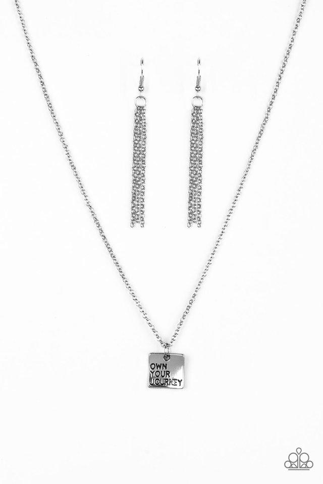 Paparazzi Necklace ~ Own Your Journey - Silver