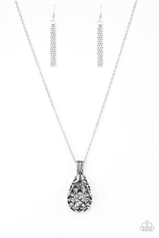 Paparazzi Necklace ~ Magic Potions - Silver