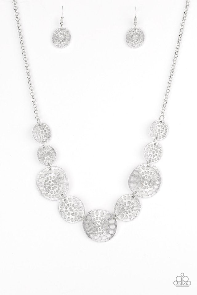 Your Own Free WHEEL - Silver - Paparazzi Necklace Image