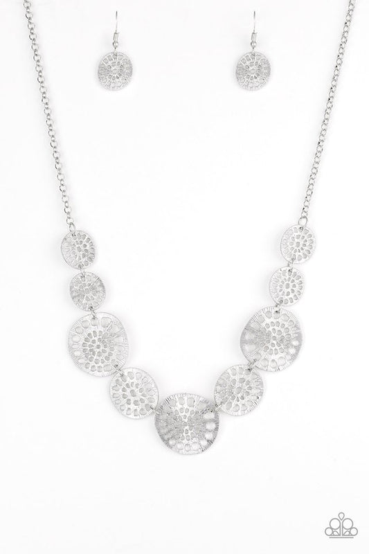 Your Own Free WHEEL - Silver - Paparazzi Necklace Image