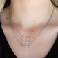 Pretty Petite - White - Paparazzi Necklace Image