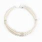 Put On Your Party Dress - White - Paparazzi Necklace Image