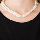 Put On Your Party Dress - White - Paparazzi Necklace Image