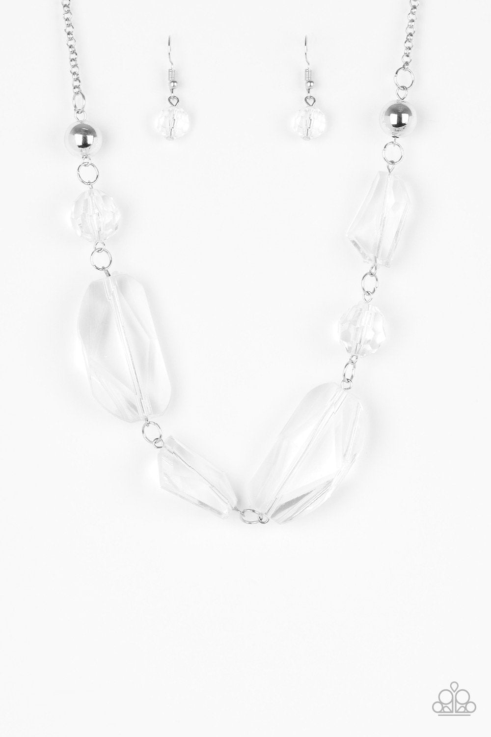 Paparazzi Necklace ~ Luminous Luminary - White