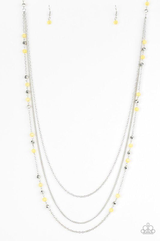 Paparazzi Necklace ~ Colorful Cadence - Yellow