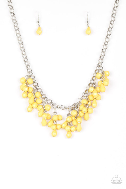 Paparazzi Necklace ~ Modern Macarena - Yellow